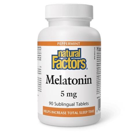 Melatonin (Peppermint), 5mg, 90 Sub Tabs