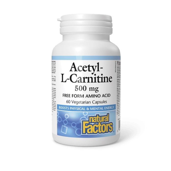ACETYL-L-CARNITINE - 500mg / 60 CAPSULES