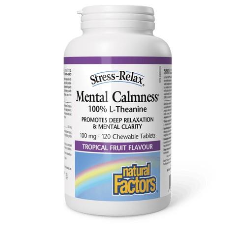 Mental Calmness, 100mg, 120 Chewable Tablets