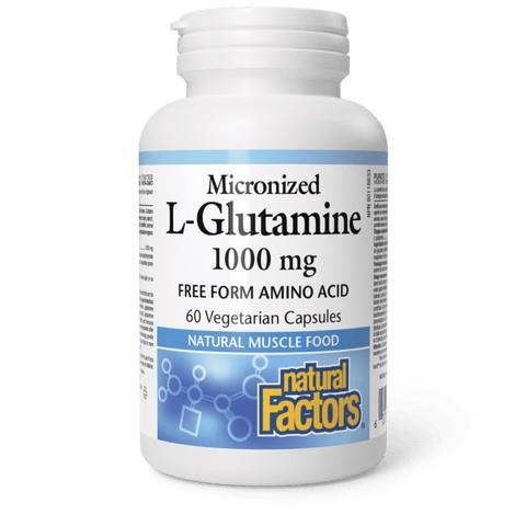 NATURAL FACTORS L-GLUTAMINE 1000MG 60 CAPS