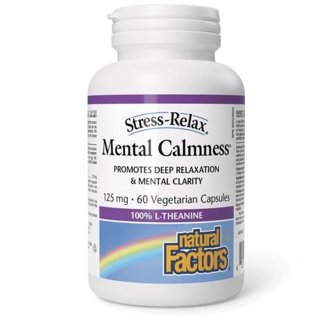 NATURAL FACTORS MENTAL CALMNESS 125mg 60 VCAPS