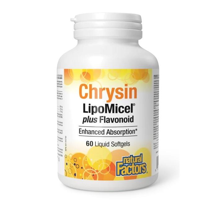 CHRYSIN LIPOMICEL plus FLAVONOIDS - 60 SOFTGELS