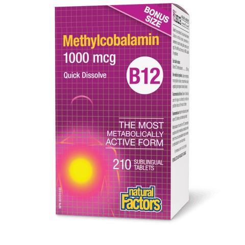 NF B12 METHYLCOBALAMIN - 1000mcg / 210 TABS