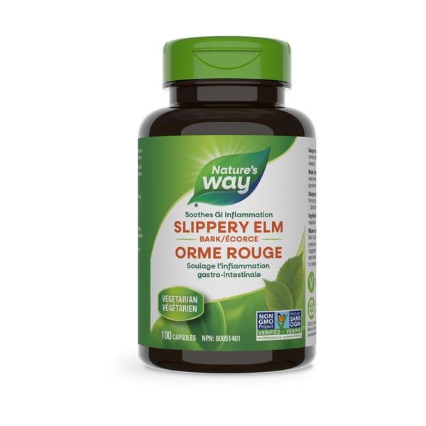Slippery Elm Bark - 370mg /100 Caps