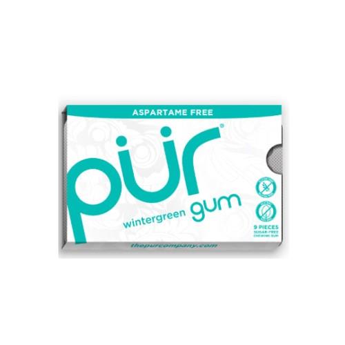 Pur Gum Wintergreen Gum (Sugar Free) - 9 pcs