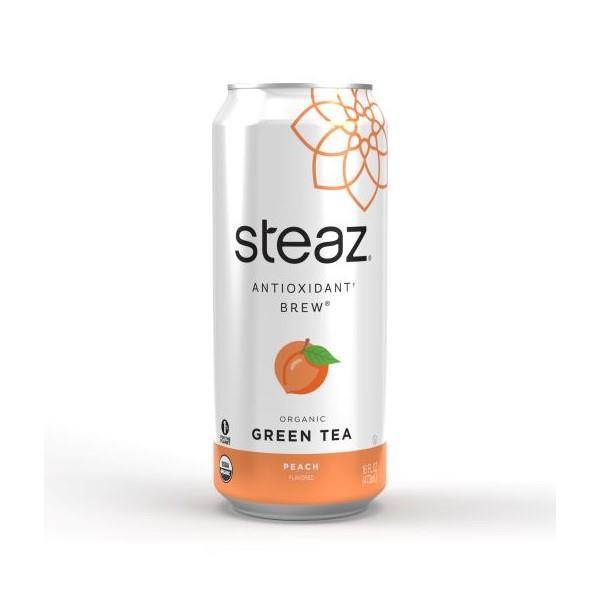 STEAZ TEA PEACH, 473ML