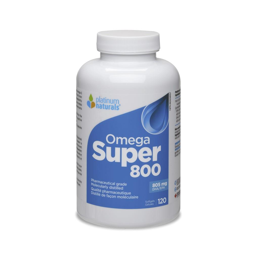Omega Super 800 (Lemon Flavour) - 120 Softgels