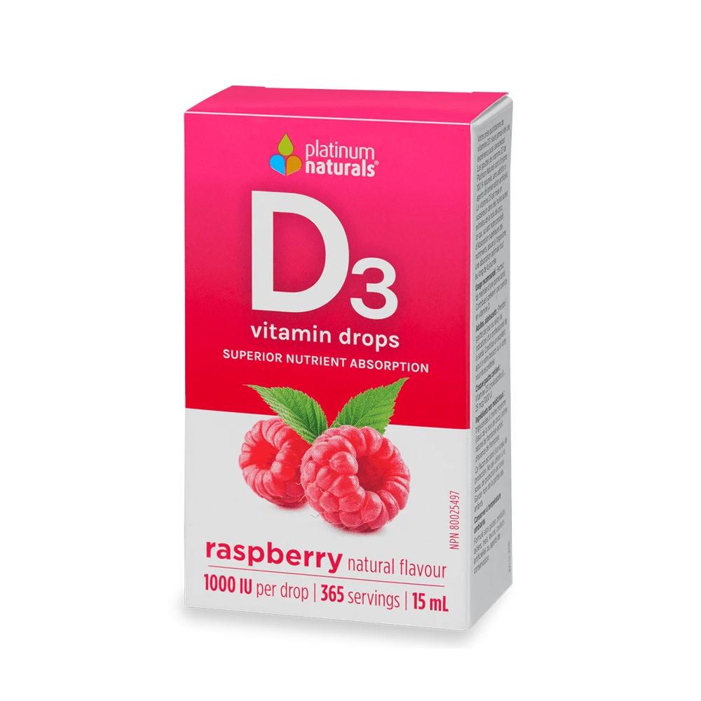 Delicious D Vitamin D3 Drops - 15ml (Raspberry)
