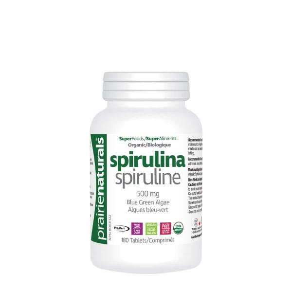 Spirulina Organic - 500mg / 180 Tabs