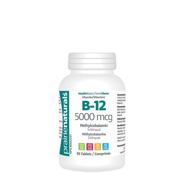 Vitamin B-12 - 5000mcg / 90 Tabs