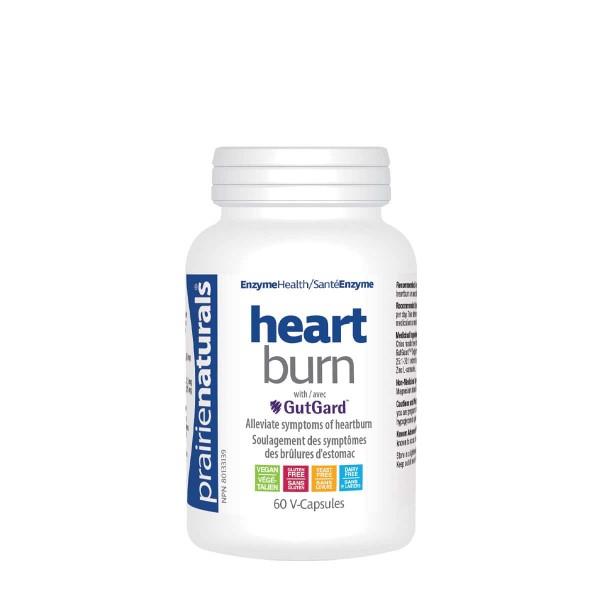 PRAIRIE NATURALS HEART BURN with GUTGARD - 60 VCAPS