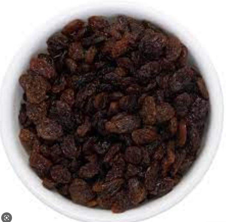 RAISINS DRIED ORGANIC, PER KG