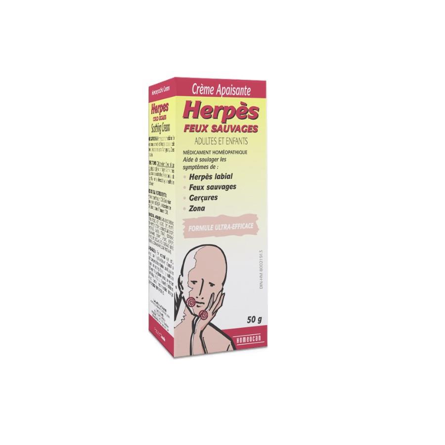 HOMEOCAN HERPES COLD SORES CREAM - 50g