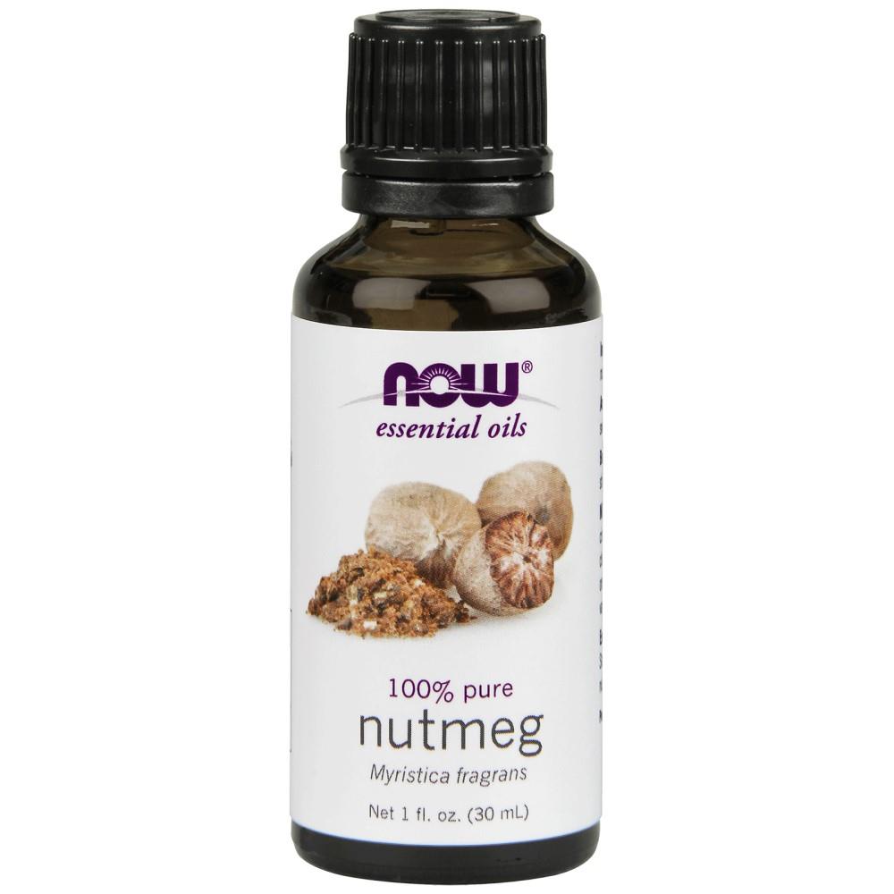 NOW OIL 100% NUTMEG, 30ML