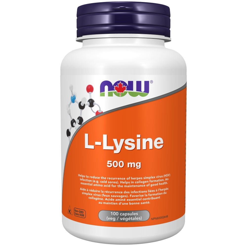 L-Lysine - 500mg/100 caps