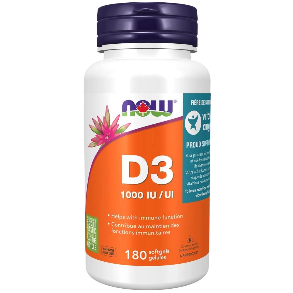 Vitamin D - 1000IU / 180 softgels