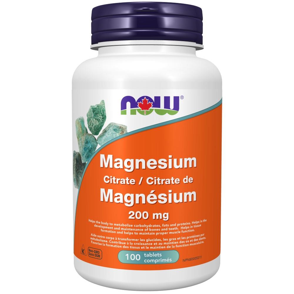 Magnesium Citrate - 200mg / 100Tabs
