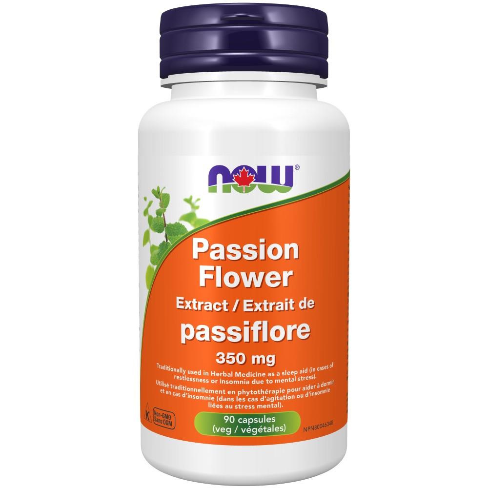NOW PASSION FLOWER EXTRACT - 350mg / 90 VCAPS