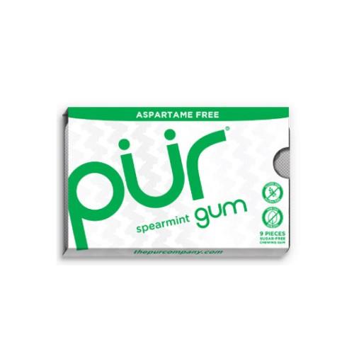 Pur Gum Sugar Free Spearmint - 9 pieces