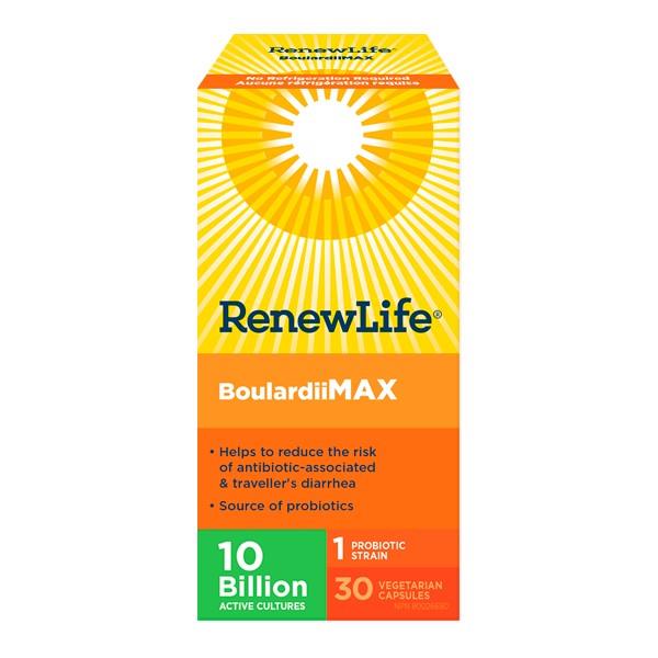 RENEW LIFE BOULARDII MAX , 10BIL / 30VCAPS