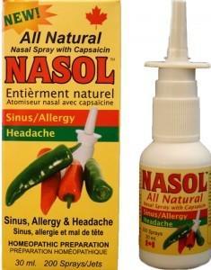 NASOL NASAL SPRAY ALL NATURAL, 30ML