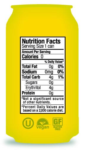 Zevia Zero Calorie Soda (Lemon Lime Twist) - Nutritional Information - Homegrown Foods, Stony Plain