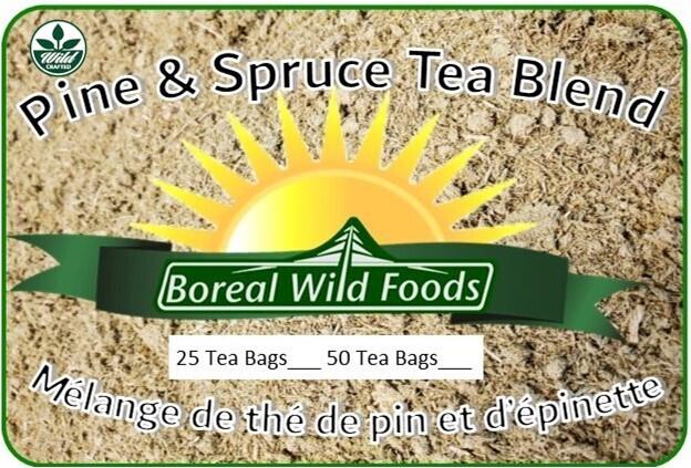 BOREAL WILD FOODS TEA PINE&SPRUCE BLEND 25TBAGS