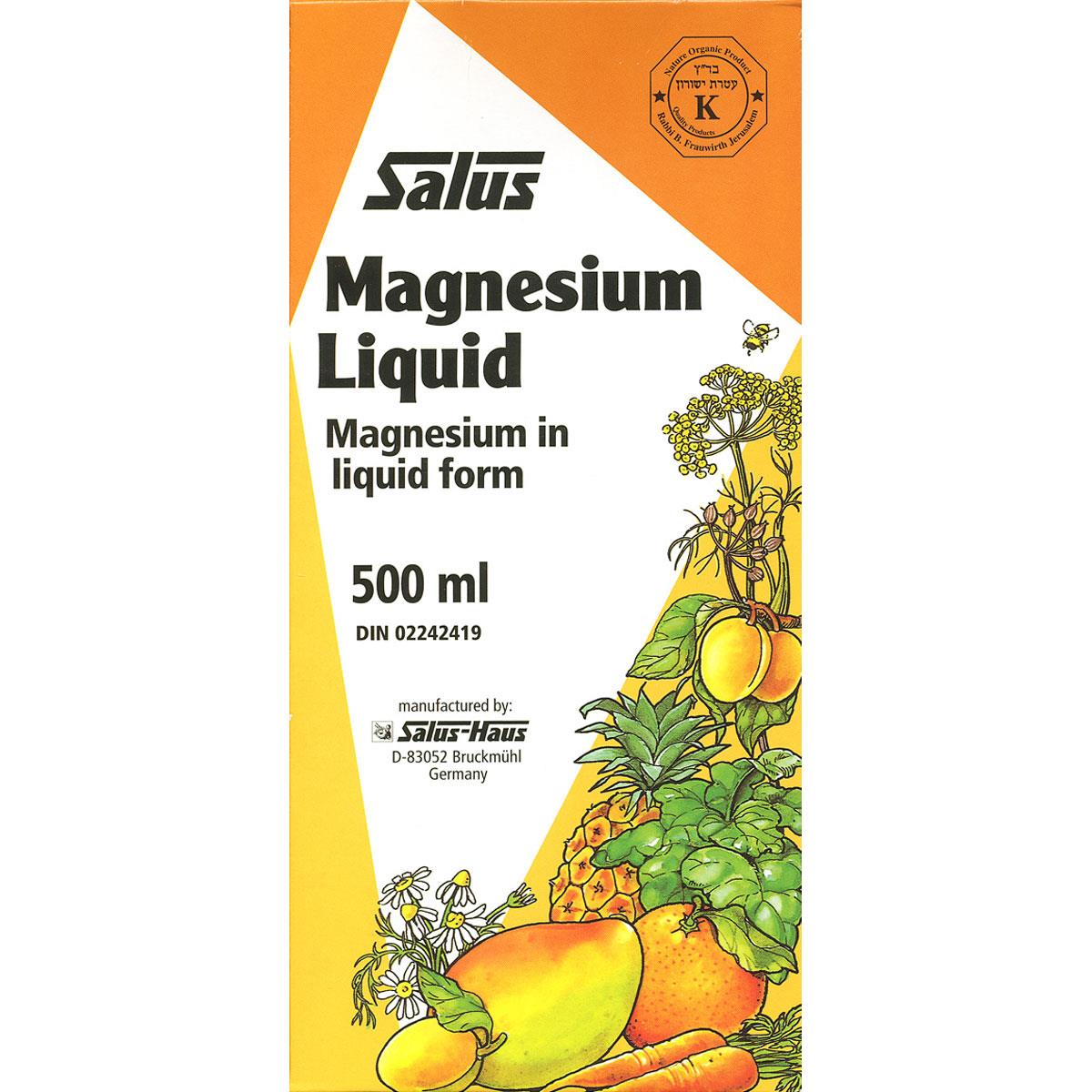 Salus Liquid Magnesium 500ml Homegrown Foods Stony Plain