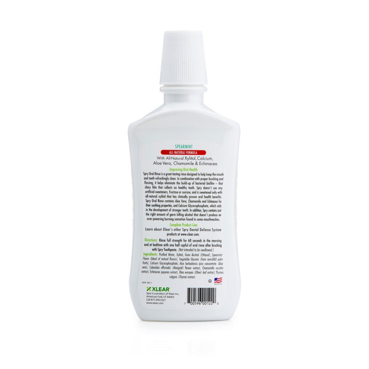 SPRY ORAL RINSE SPEARMINT, 473ML