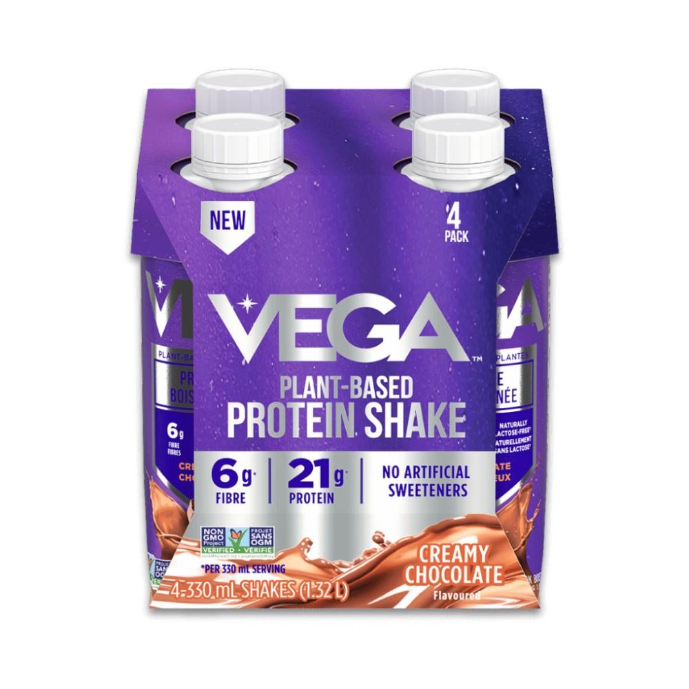 VEGA PROTEIN SHAKE PLANT-BASED - CHOCOLATE / 4x330ml