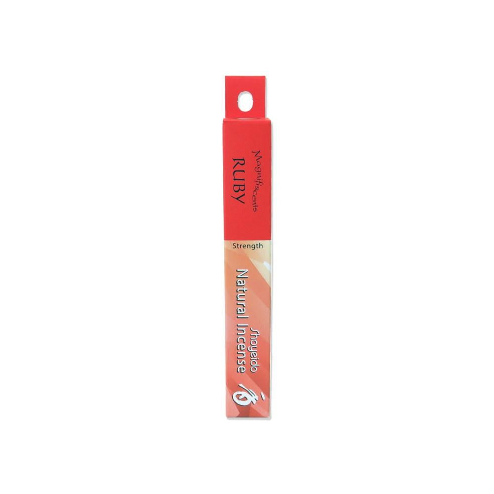 SHOYEIDO INCENSE RUBY STRENGTH, 30 STICKS