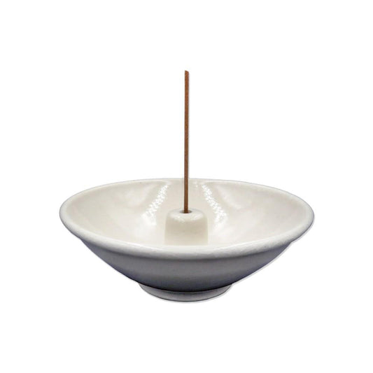 SHOYEIDO INCENSE HOLDER WHEEL IVORY