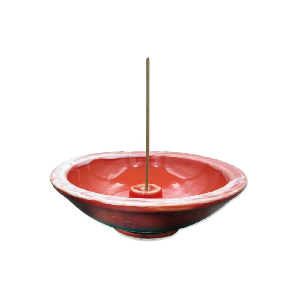 SHOYEIDO INCENSE HOLDER WHEEL CRIMSON