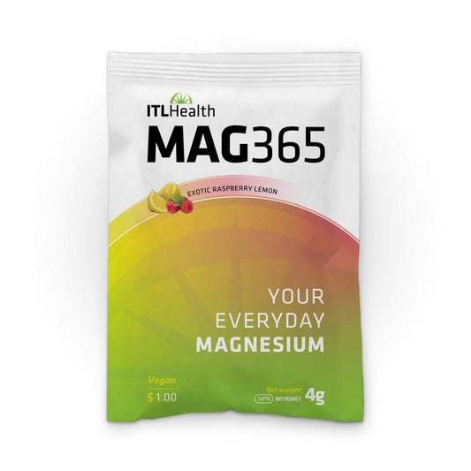 ITL MAG365 MAGNESIUM - RASPBERRY LEMON / 4g PACKET