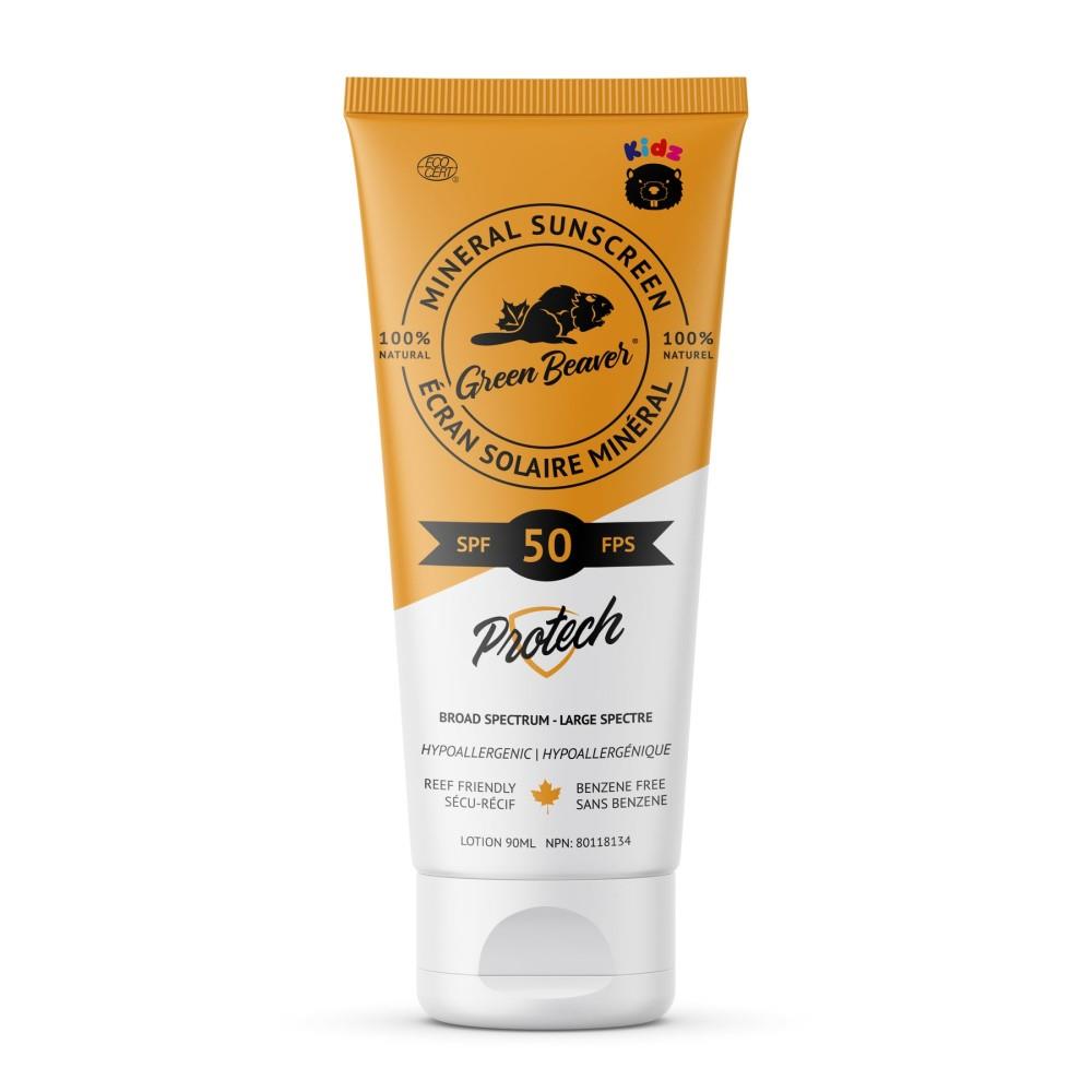 GREEN BEAVER SUNSCREEN LOTION KIDS PROTECH - 50 SPF / 90ml