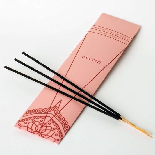 ASCENT INCENSE HAWAIIAN FLOWERS - 12 STICKS