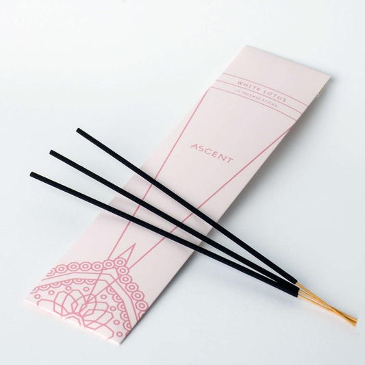 ASCENT INCENSE WHITE LOTUS - 12 STICKS