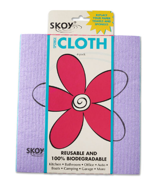 SKOY SPONGE CLOTH  4PK