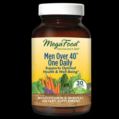 MEGA FOOD MEN OVER 40 ONE DAILY, 30TABS