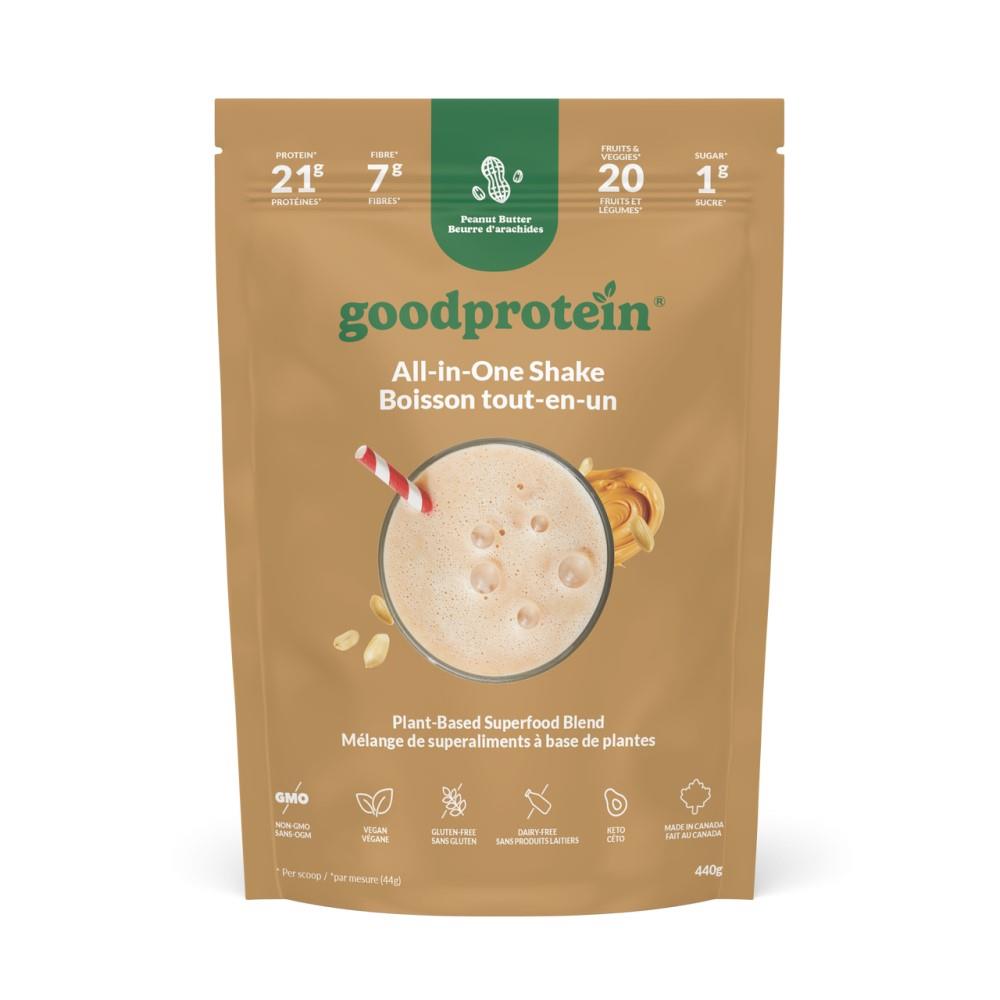 GOOD PROTEIN PLANT-BASED ALL-IN-ONE SHAKE - PEANUT BUTTER / 440g
