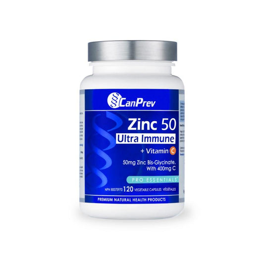 CANPREV ZINC ULTRA IMMUNE + VITAMIN C - 120 VCAPS