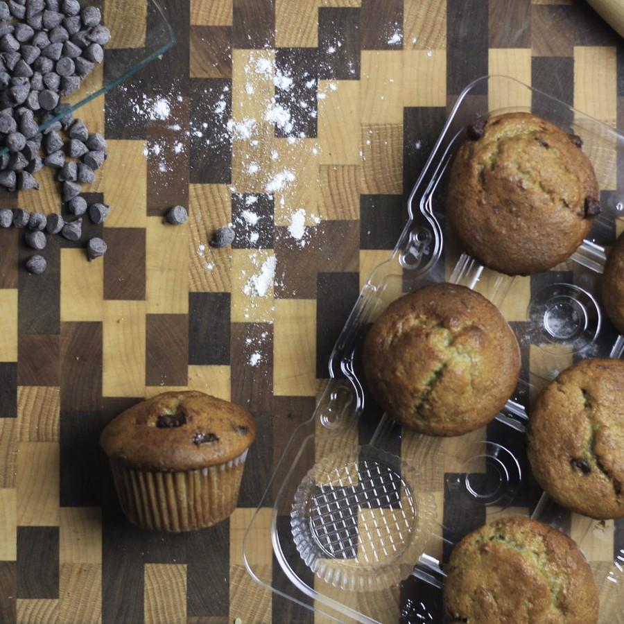 TOTALLY GLUTEN FREE BANANA CHOCOLATE CHIP MUFFINS - 6 PACK