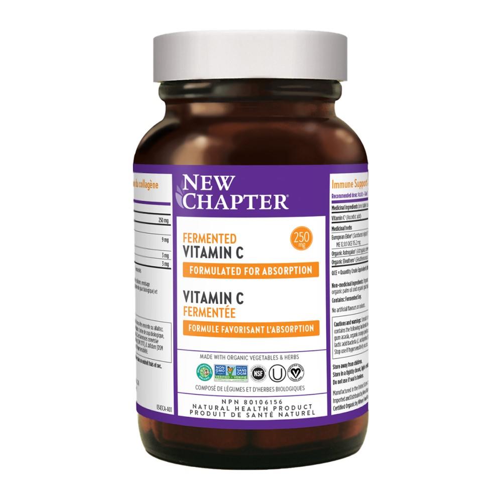 NC VITAMIN C FERMENTED - 250mg / 30 TABS