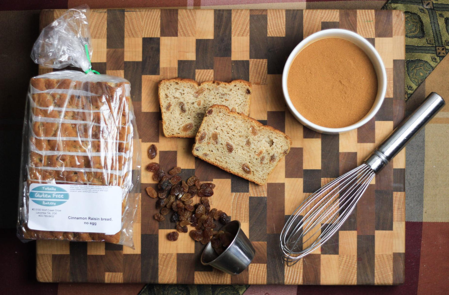 TOTALLY GLUTEN FREE BAKERY Bread Cinn/Raisin No Eggs