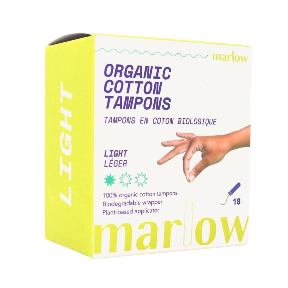 MARLOW COTTON TAMPONS - LIGHT / 18 TAMPONS