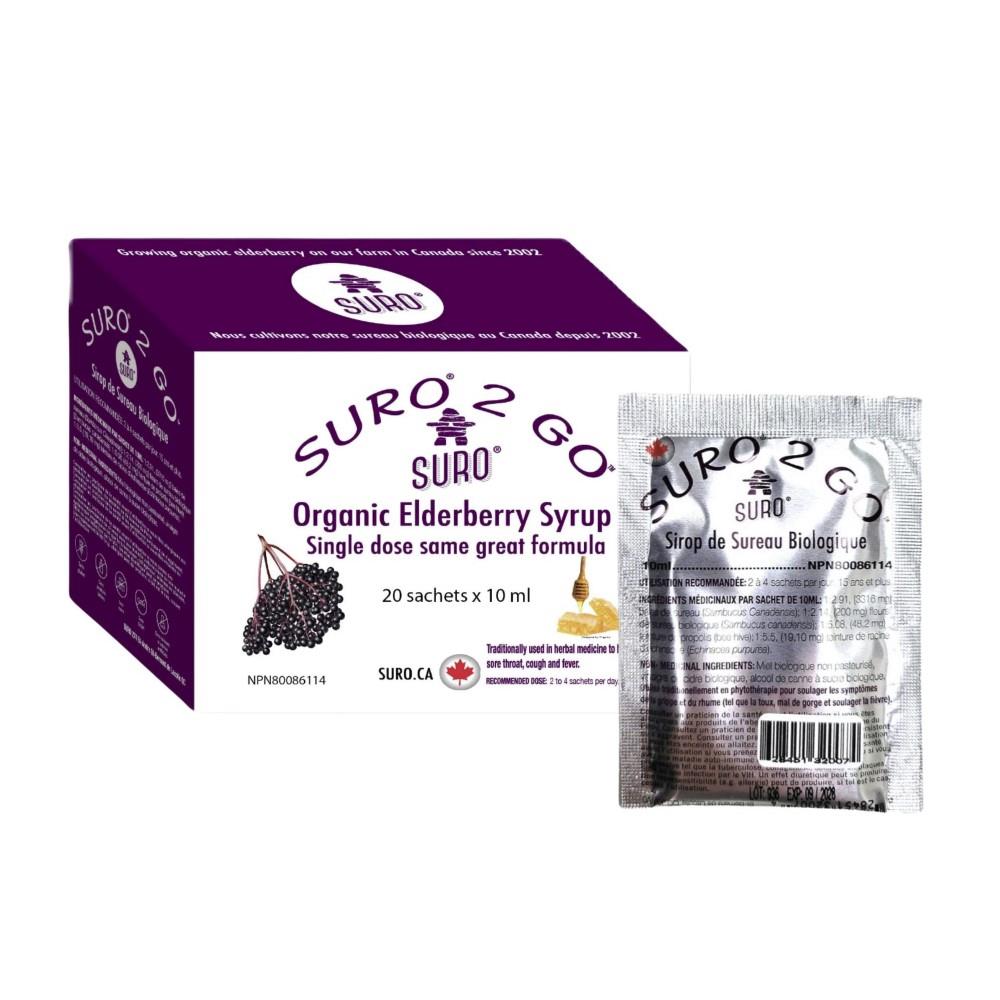 ELDERBERRY SYRUP 2 GO - 20 x 10ml SACHETS