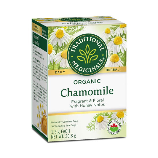 TRADITIONAL MEDICINALS TEA CHAMOMILE - 16 TEA BAGS