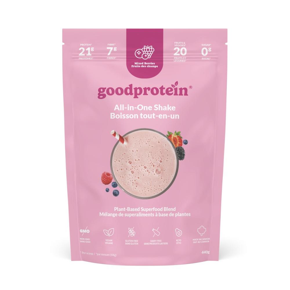 GOOD PROTEIN PLANT-BASED ALL-IN-ONE SHAKE - MIXED BERRY / 440g