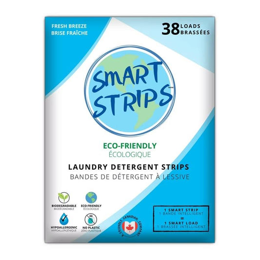 LAUNDRY DETERGENT STRIPS - FRESH BREEZE / 38 LOADS