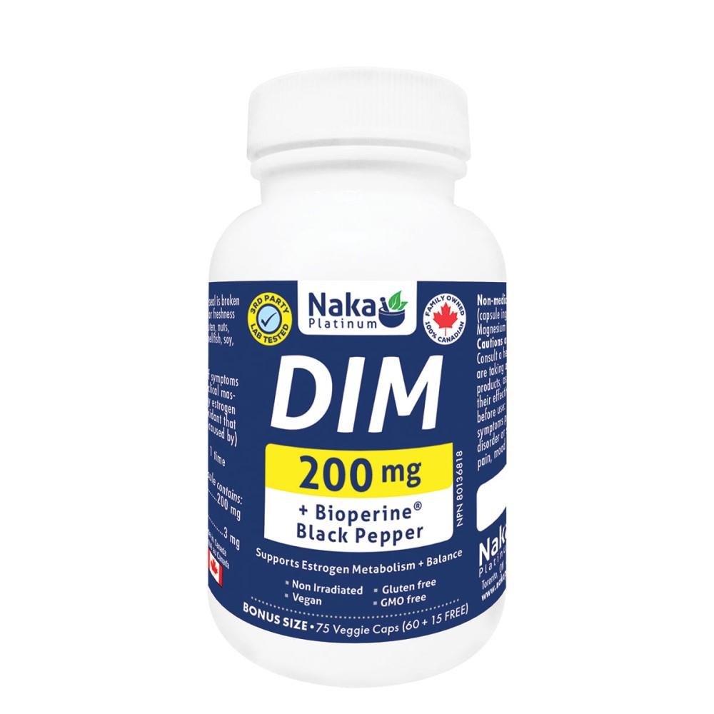 NAKA DIM + BIOPERINE - 200mg / 75 VCAPS